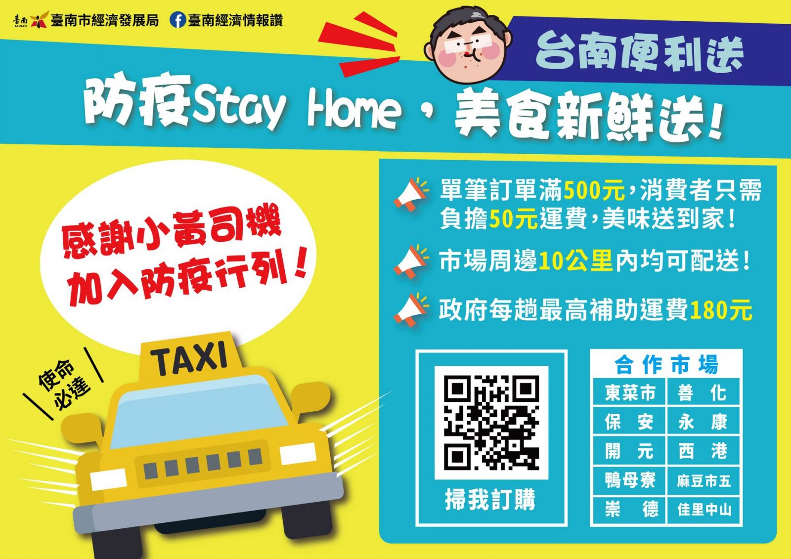 減少外出採買染疫風險 「台南便利送」正夯 - https://www.watchmedia01.com
