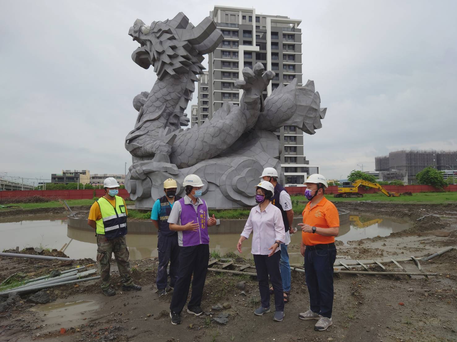 影／王惠美視察員林雨水下水道及龍燈公園滯洪池工程 - https://www.watchmedia01.com