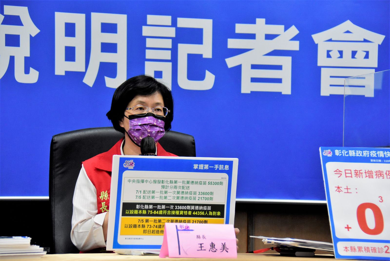 影／彰化縣再「嘉玲」　王惠美：防疫仍不能鬆懈 - https://www.watchmedia01.com