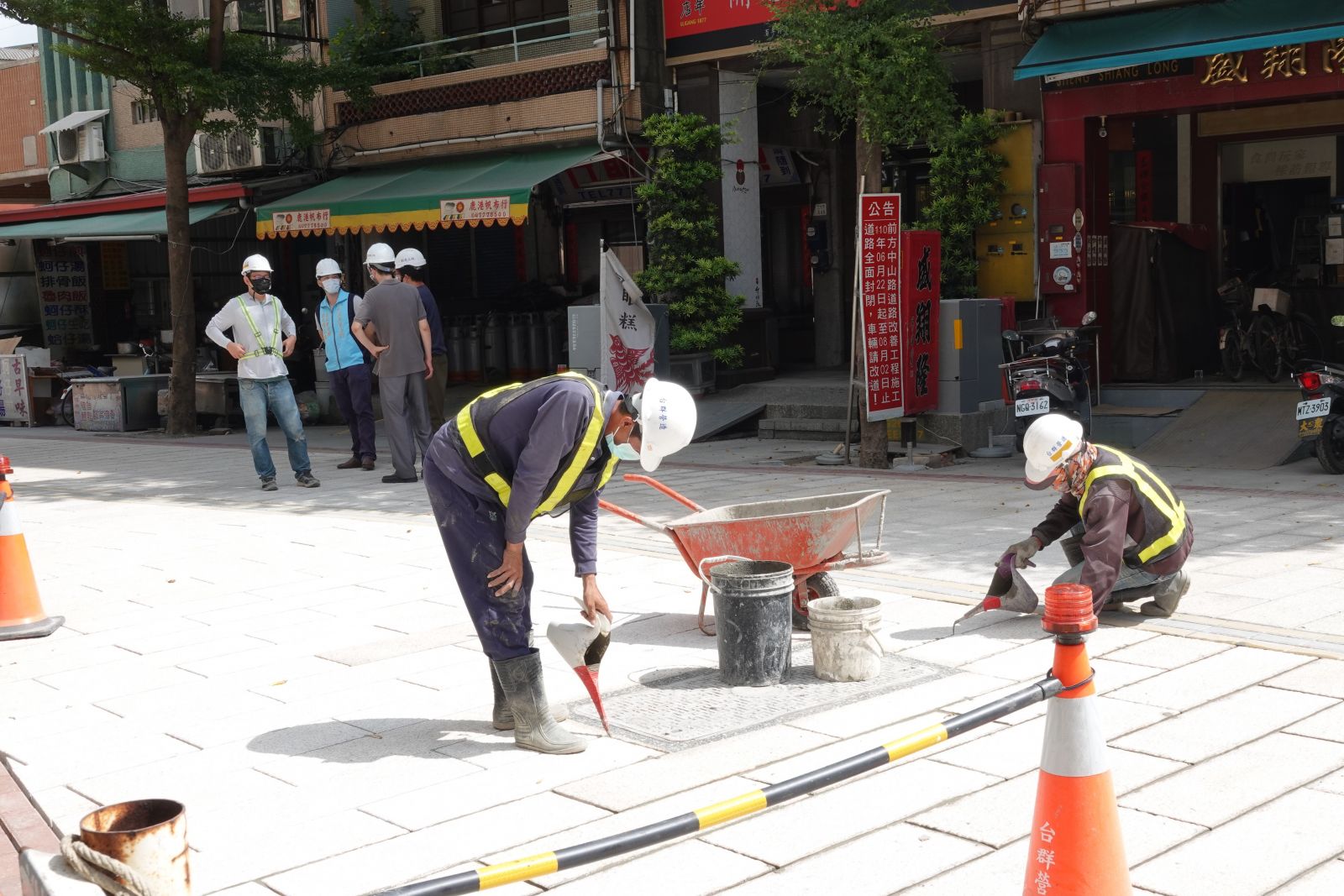 影／宗教集會活動全面暫停　天后宮香客大樓前地坪景觀改善 - https://www.watchmedia01.com