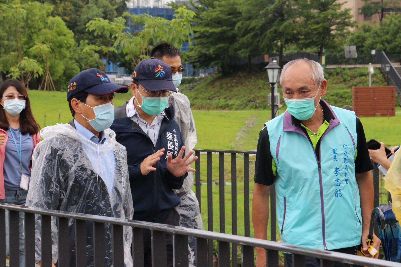 西南風增強 高市府林欽榮副市長視察九番埤微滯洪工程 - https://www.watchmedia01.com