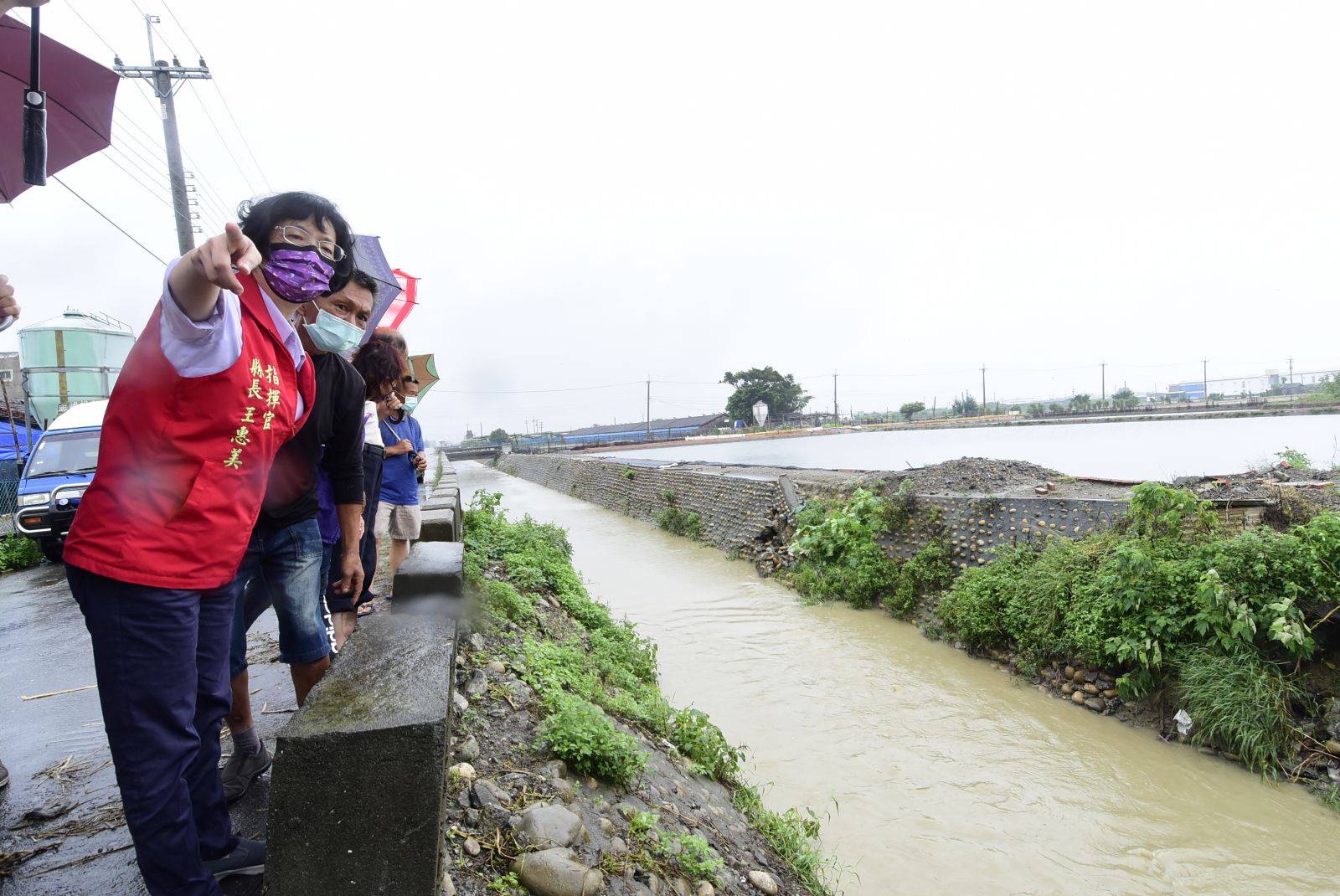 影／大城、芳苑鄉低窪地區淹及膝　爭取設置閘泵式抽水機 - https://www.watchmedia01.com