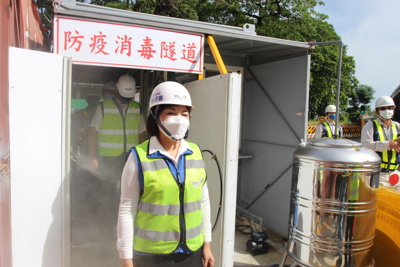 張麗善履勘虎尾溪橋拓寬 認可工地安全衛生規劃 - https://www.watchmedia01.com