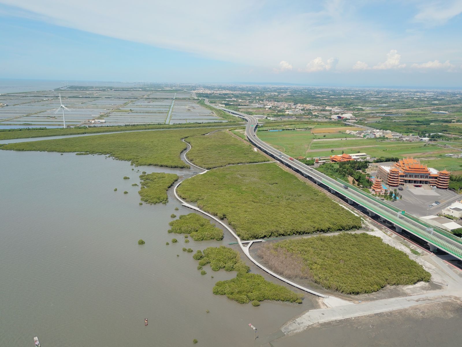 影／芳苑鄉濕地紅樹林海空步道 海天一色入眼簾 - https://www.watchmedia01.com