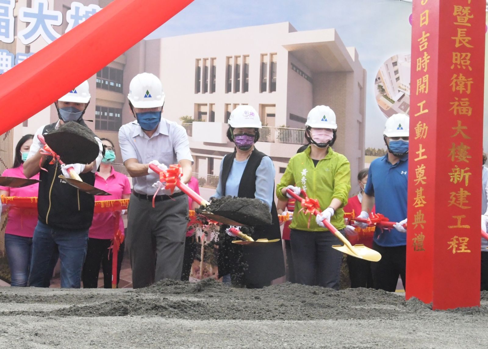 歷經九次難產　竹塘鄉長照衛福大樓新建工程動土2023年完工 - https://www.watchmedia01.com