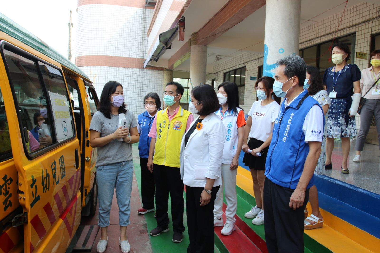 雲林強化幼兒園防疫措施 張麗善視察親手操作清消 - https://www.watchmedia01.com