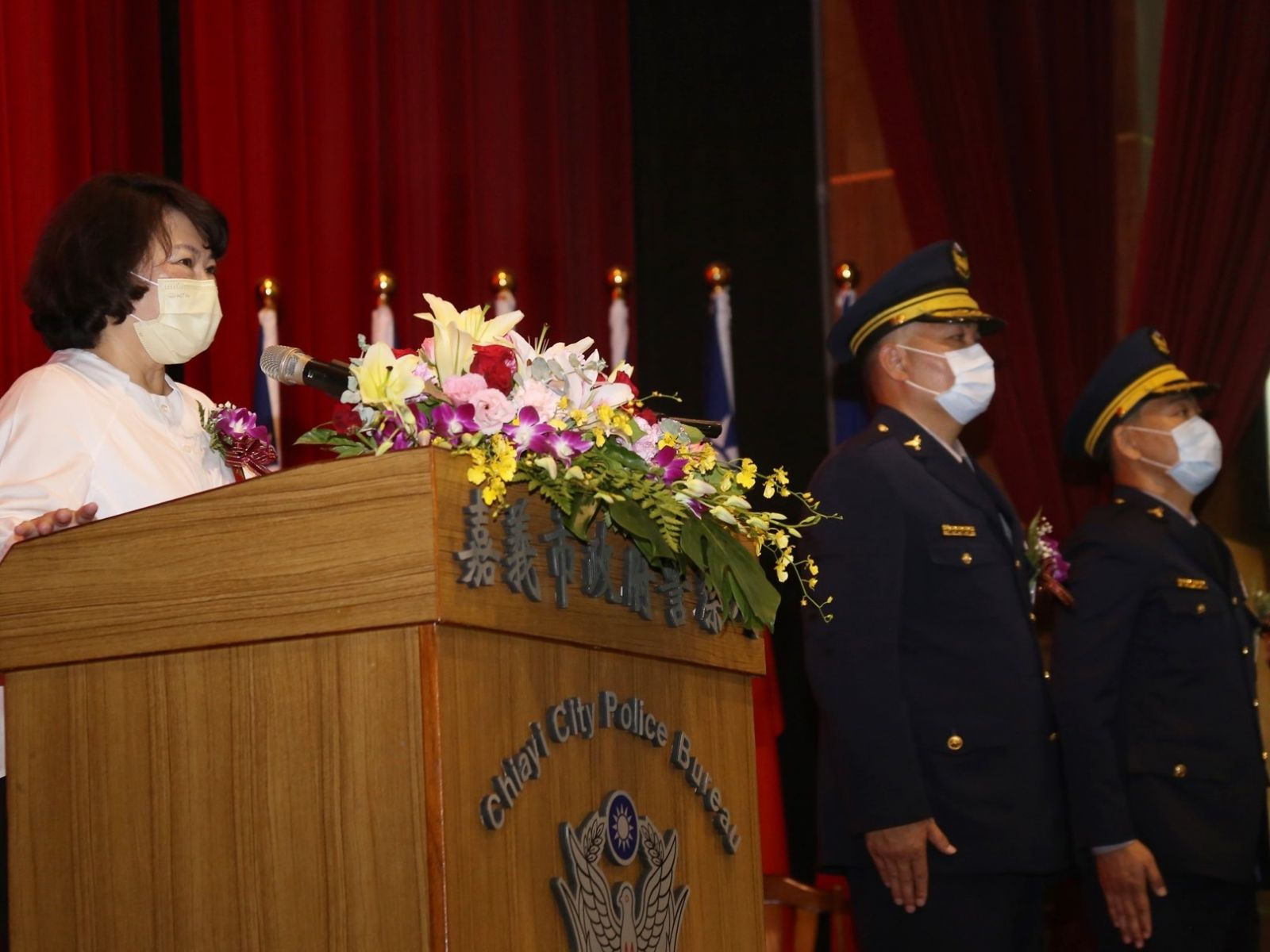 嘉義市兩新任分局長就職　黃敏惠期許營造安居樂業生活環境 - https://www.watchmedia01.com