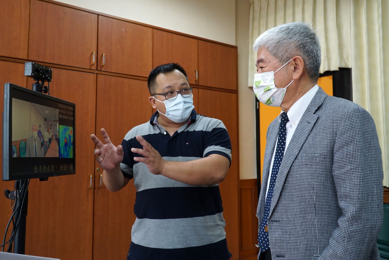 影／攜手抗「疫」　恆亮電子捐贈大葉大學熱成像人臉辨識測溫系統 - https://www.watchmedia01.com