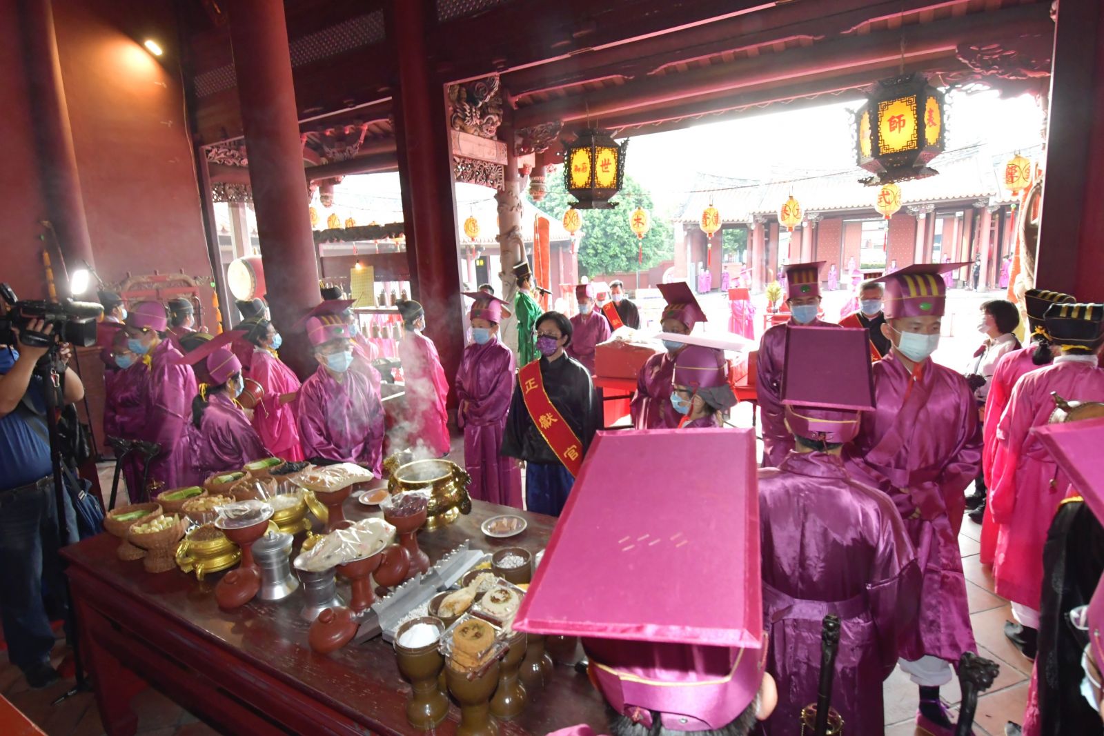影／陽春版祭孔！大成至聖先師孔子2571週年誕辰彰化因疫情精簡舉辦 - https://www.watchmedia01.com