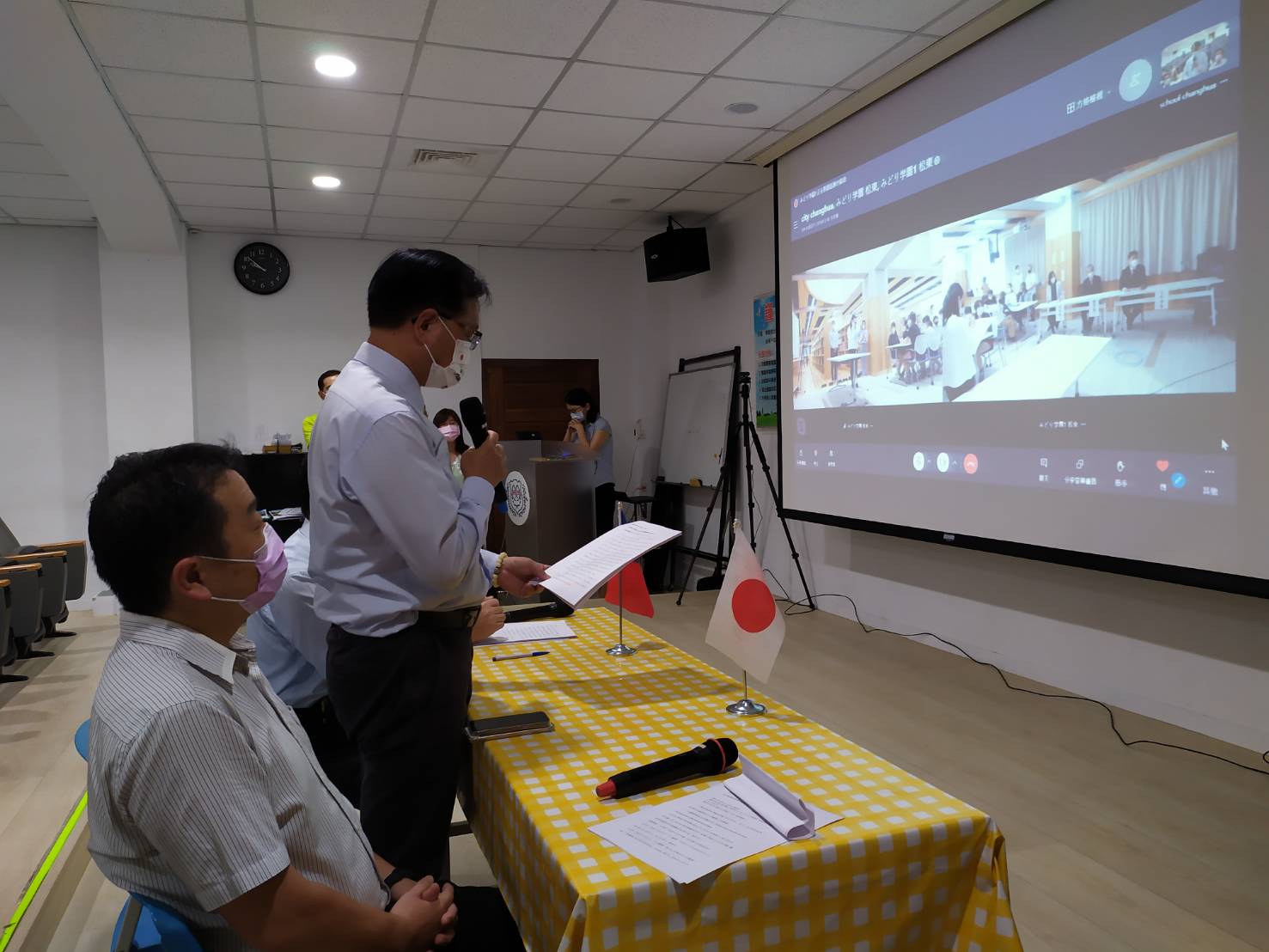 彰市與日本姊妹市展開視訊交流 小松市教育長秀台語拉近彼此距離　 - https://www.watchmedia01.com