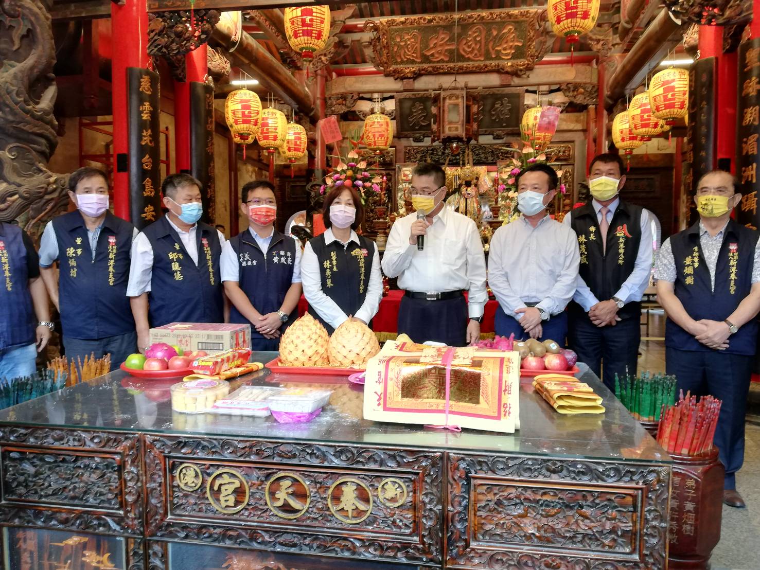 最常來新港奉天宮的內政部長 疫情趨緩徐國勇感謝媽祖保祐 - https://www.watchmedia01.com