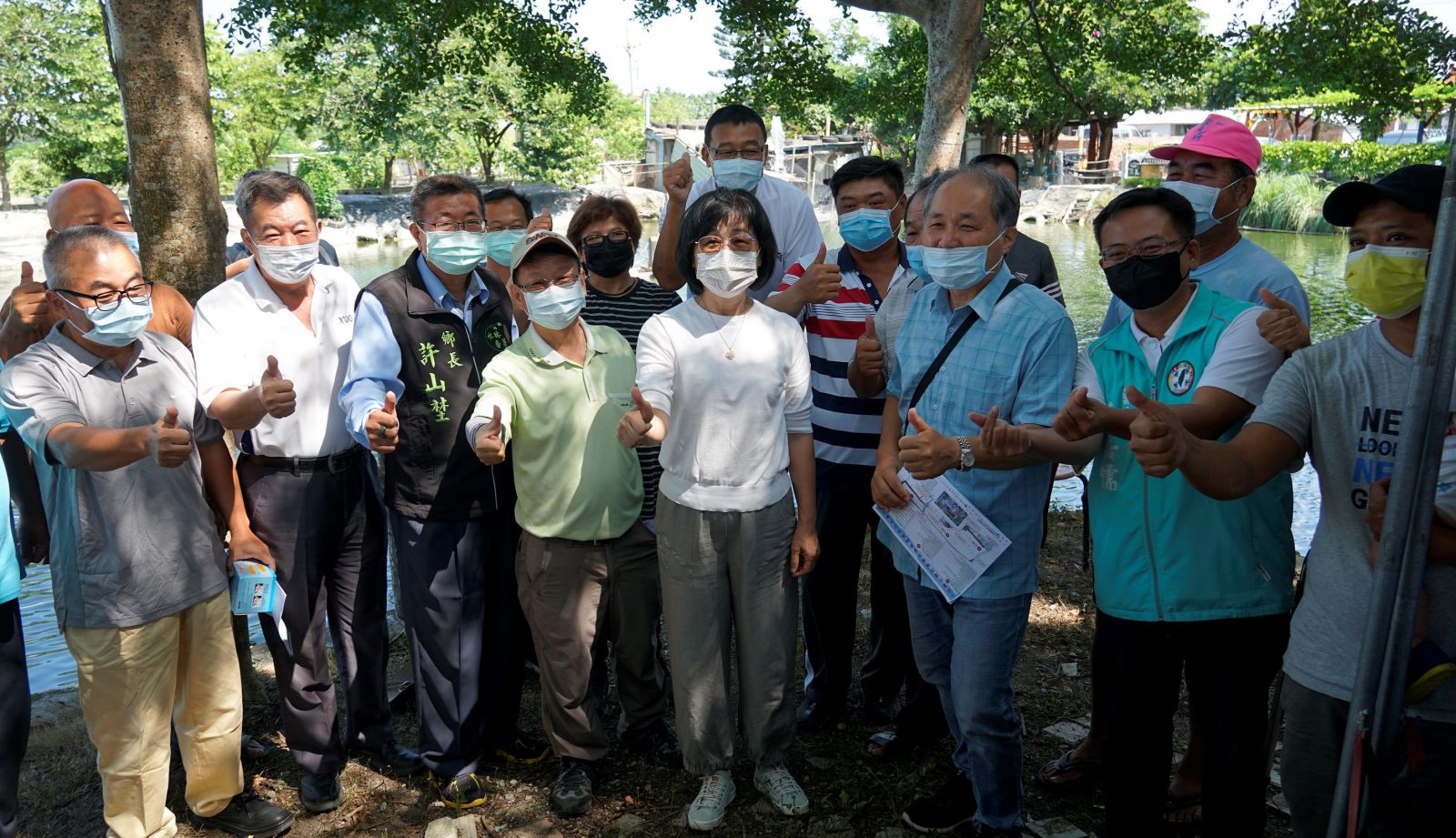 影／蘇治芬為偏鄉打造生態埤塘　水林溝澤大湖綠美化開工 - https://www.watchmedia01.com