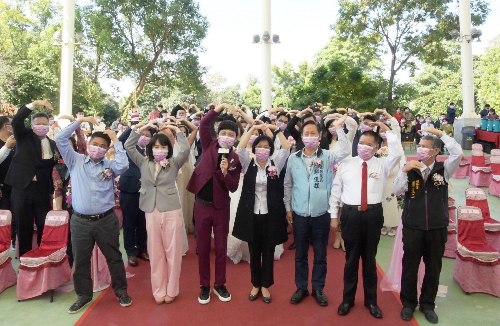 影／2021彰化縣聯合婚禮　20對新人滿滿祝福結連理 - https://www.watchmedia01.com