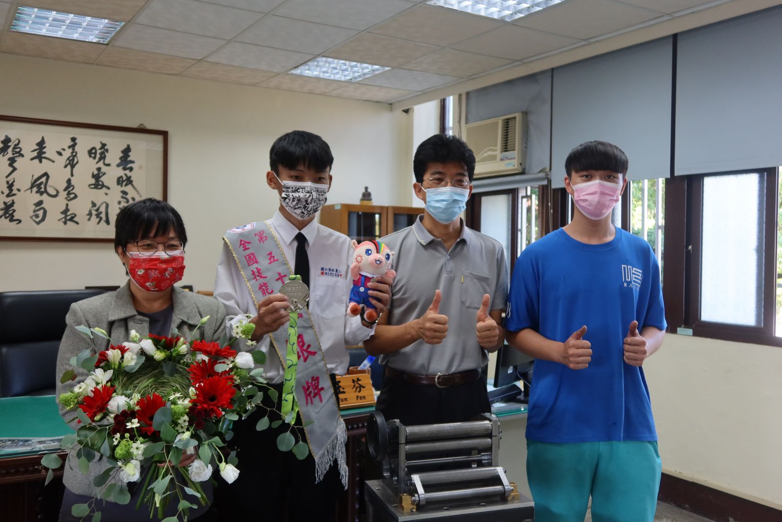 影／為志玲姐姐婚宴設計捧花 蔣煜倫重燃員林農工花藝搖籃薪火 - https://www.watchmedia01.com