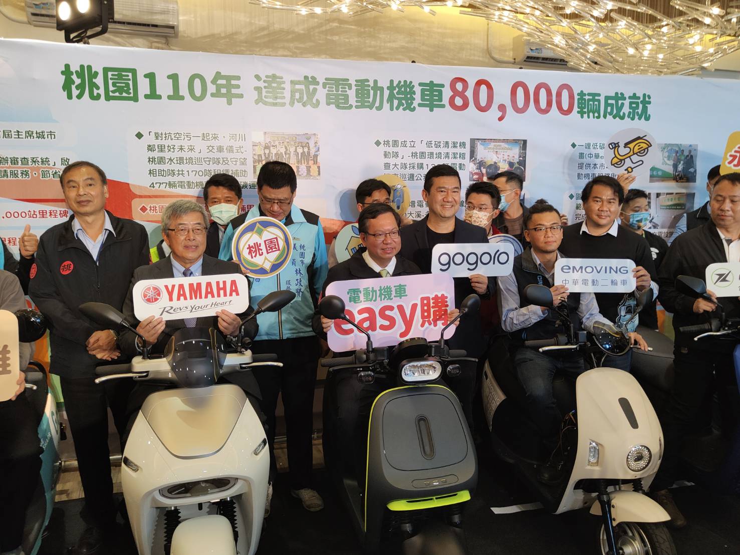 桃園電動機車衝破8萬里程碑 市府車商振興騎機再延長 - https://www.watchmedia01.com