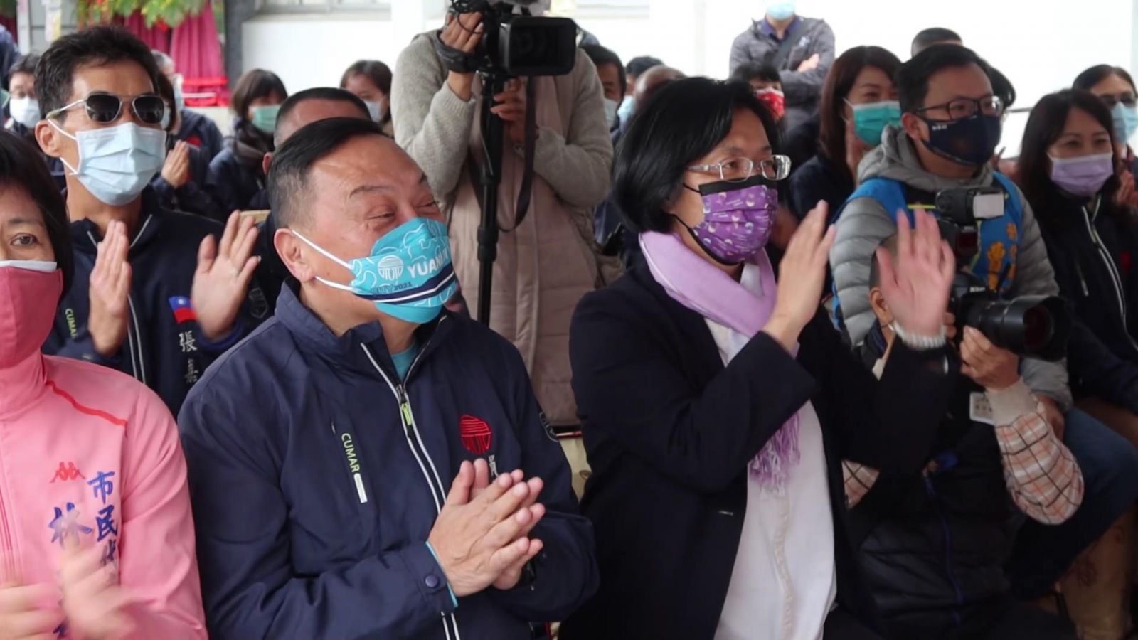 影／福虎生豐！彰化111年元旦升旗典禮移師員林市藤山步道 - https://www.watchmedia01.com