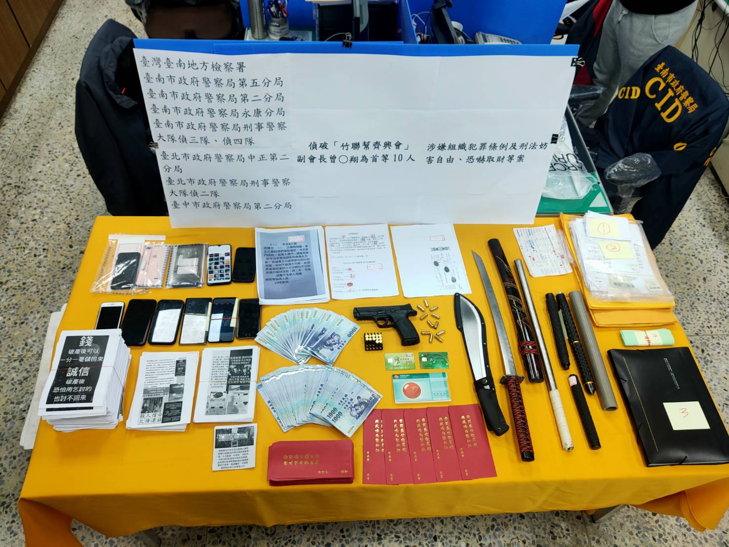 南警瓦解「討債公社」 主嫌為竹聯幫齊興會副會長 - https://www.watchmedia01.com