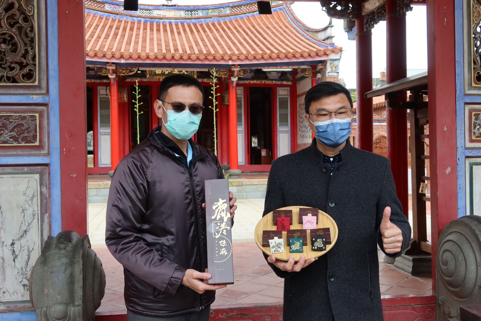 影／鹿港五保庇！吸睛文創金木水火土五色福袋文武廟點燈就送 - https://www.watchmedia01.com