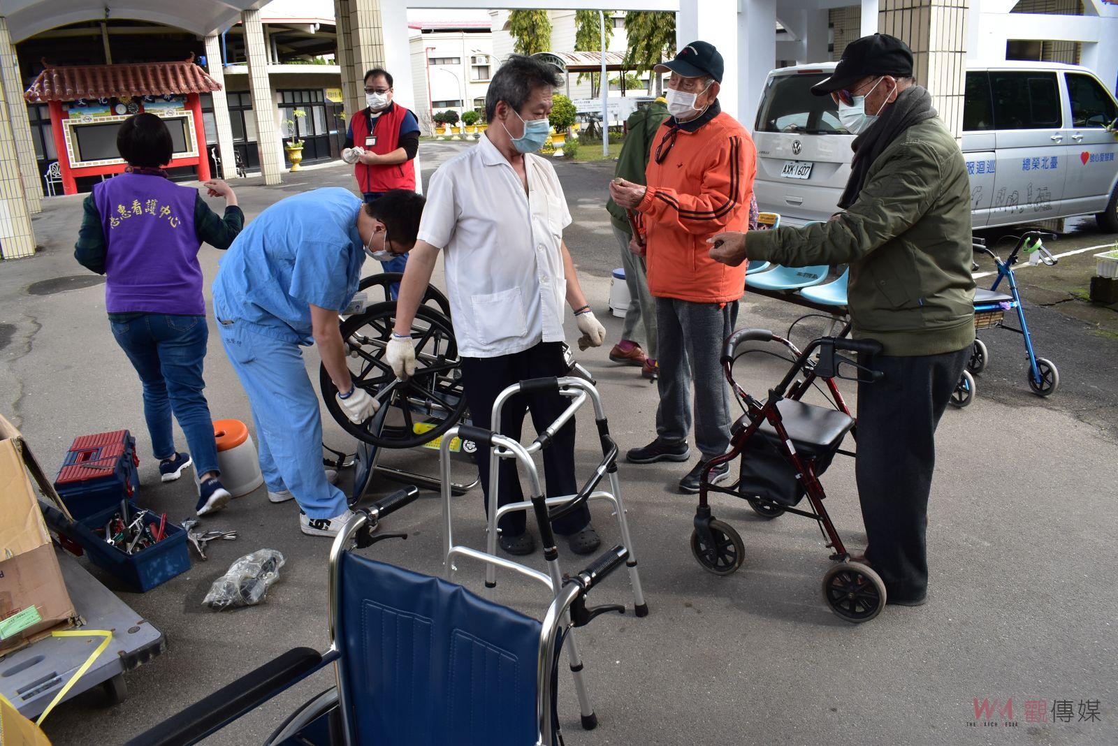 動感服務列車啟動 中彰榮家輔具檢測維修住民行走更便利 - https://www.watchmedia01.com