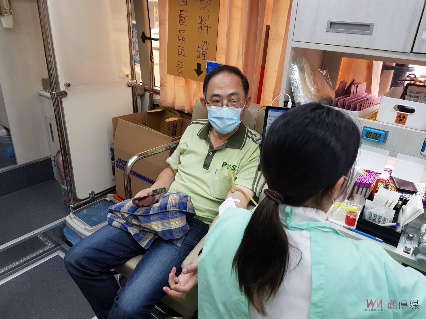 影／抗疫熱血不減　彰化郵局挽袖解血荒 - https://www.watchmedia01.com