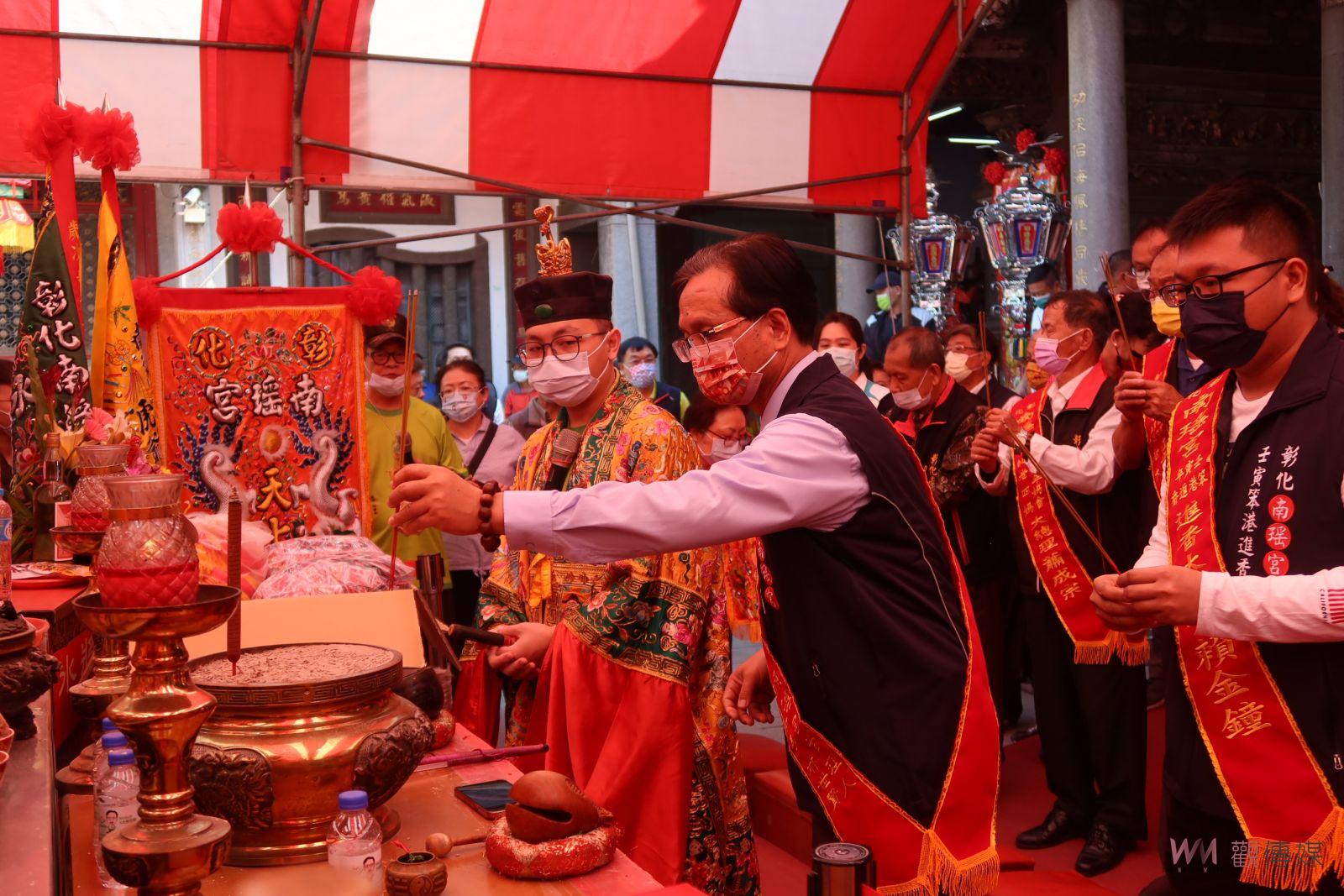 影／彰化南瑤宮壬寅年笨港進香起駕前夕「謝天台」祭典 - https://www.watchmedia01.com