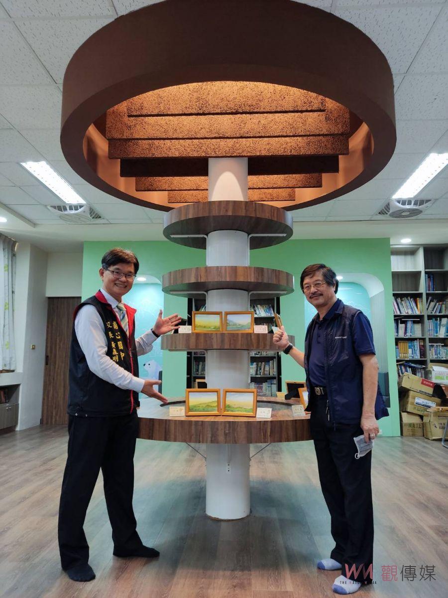影／藝術薪火相傳　蔡錫和老師心靈故鄉畫作校園巡迴展 - https://www.watchmedia01.com