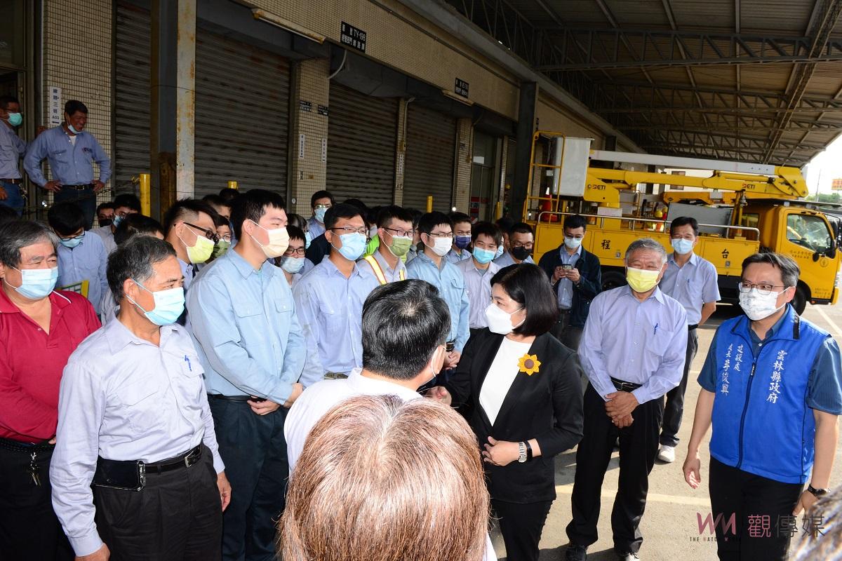 303全台大停電 台電緊急搶修復電 雲縣長張麗善慰勞台電員工 - https://www.watchmedia01.com