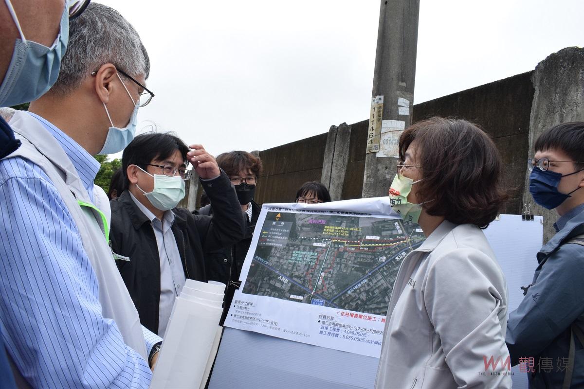 影／立委蘇治芬邀營建署、農水署共同會勘 改善懷仁街淹水問題 - https://www.watchmedia01.com