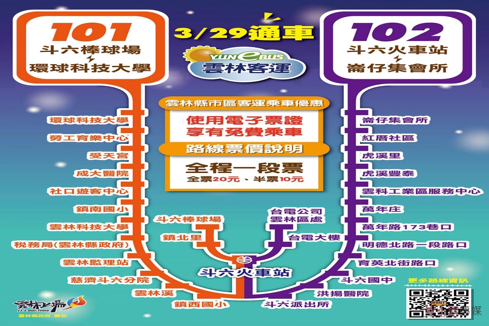 雲林好行幸福公車優化升級 兩線市區公車雙向便捷通車 - https://www.watchmedia01.com
