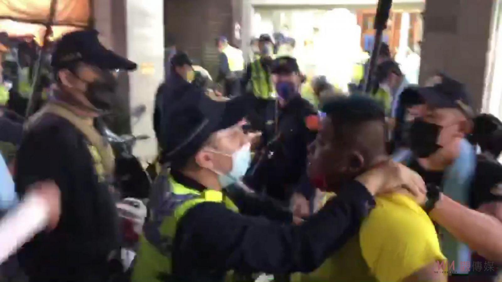 影／白狼率眾搶轎彰警多人掛彩　王惠美不捨員警受傷嚴正譴責暴力 - https://www.watchmedia01.com