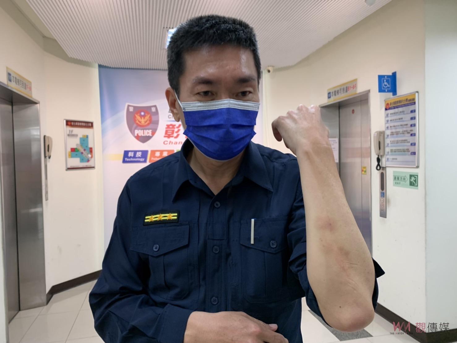 影／白狼率眾搶轎彰警多人掛彩　王惠美不捨員警受傷嚴正譴責暴力 - https://www.watchmedia01.com