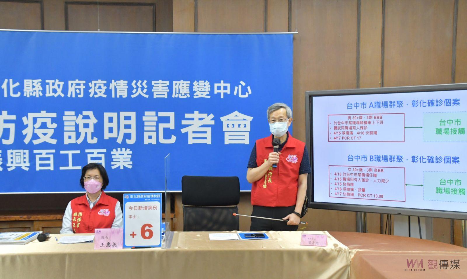 影／疫情遍地開花！彰化縣3天新增20起確診 - https://www.watchmedia01.com