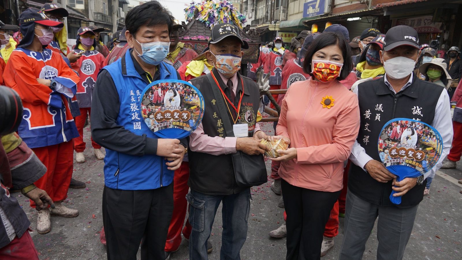 影／北港媽祖繞境首日南巡　張麗善關心防疫慰問轎班 - https://www.watchmedia01.com