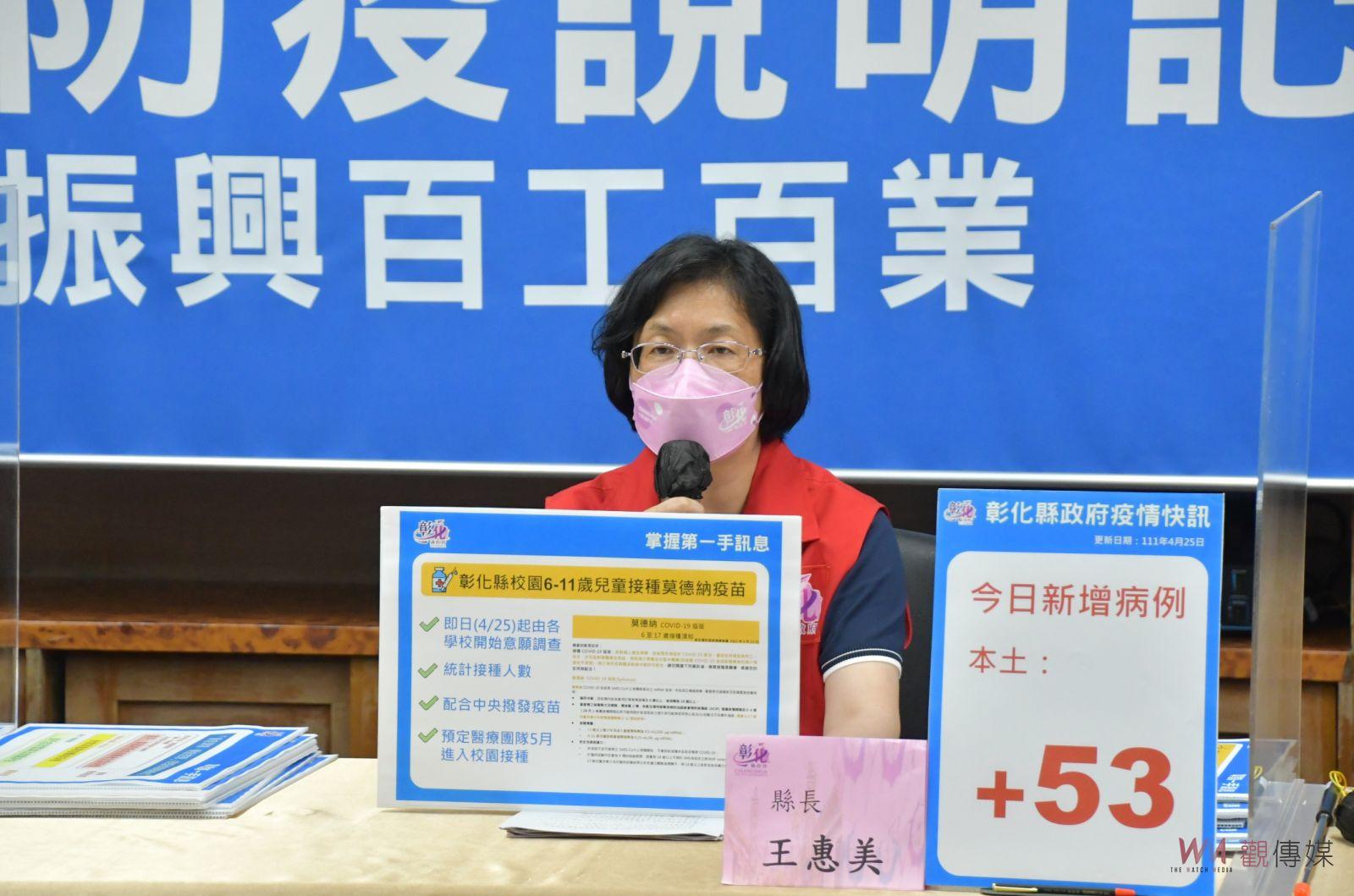 影／疫情之亂！彰化新增53例確診　調查兒童接種莫德納疫苗的意願 - https://www.watchmedia01.com