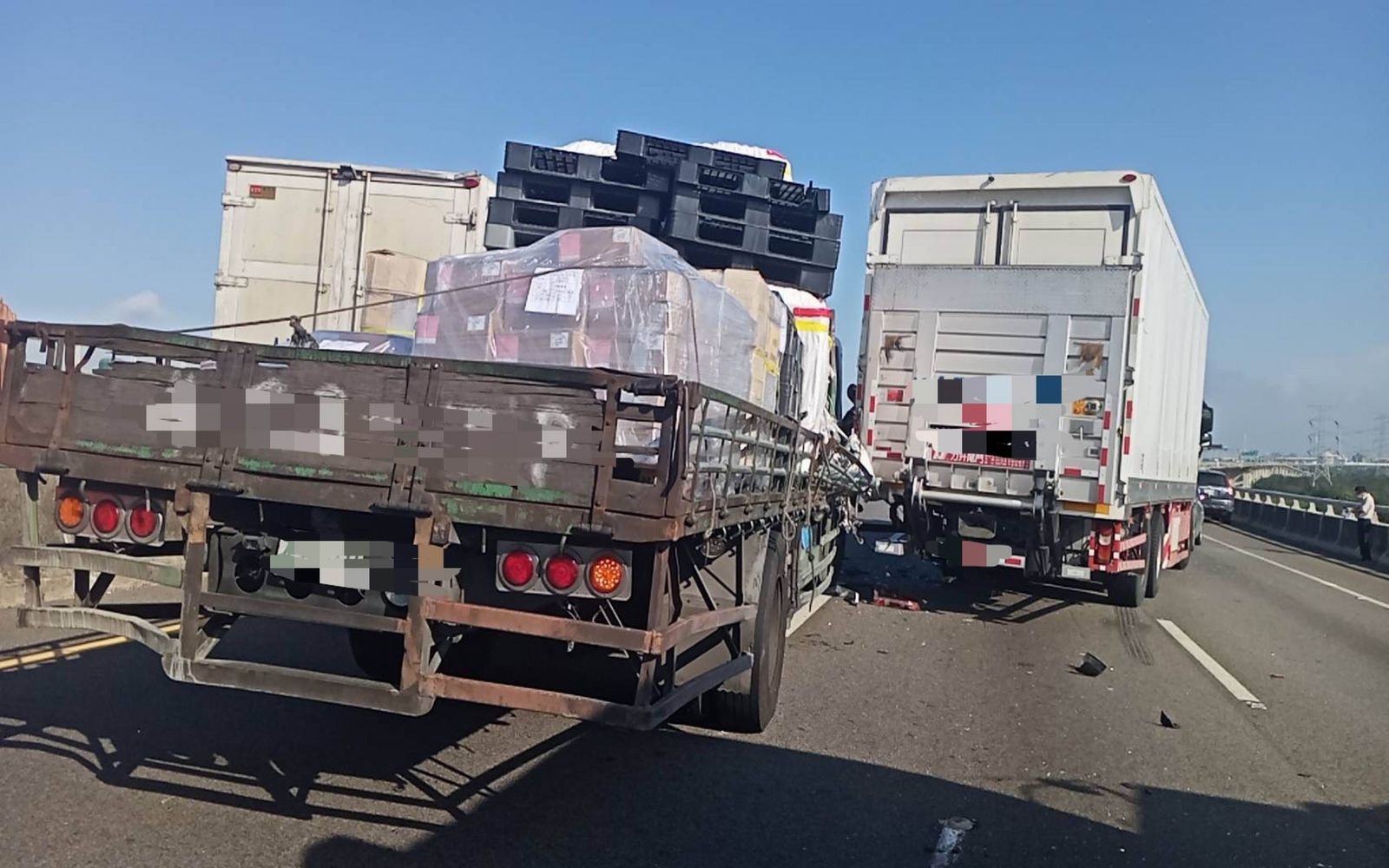 這下要遲到了！國道3號彰化北上路段發生四車連環追撞事故釀一傷 - https://www.watchmedia01.com