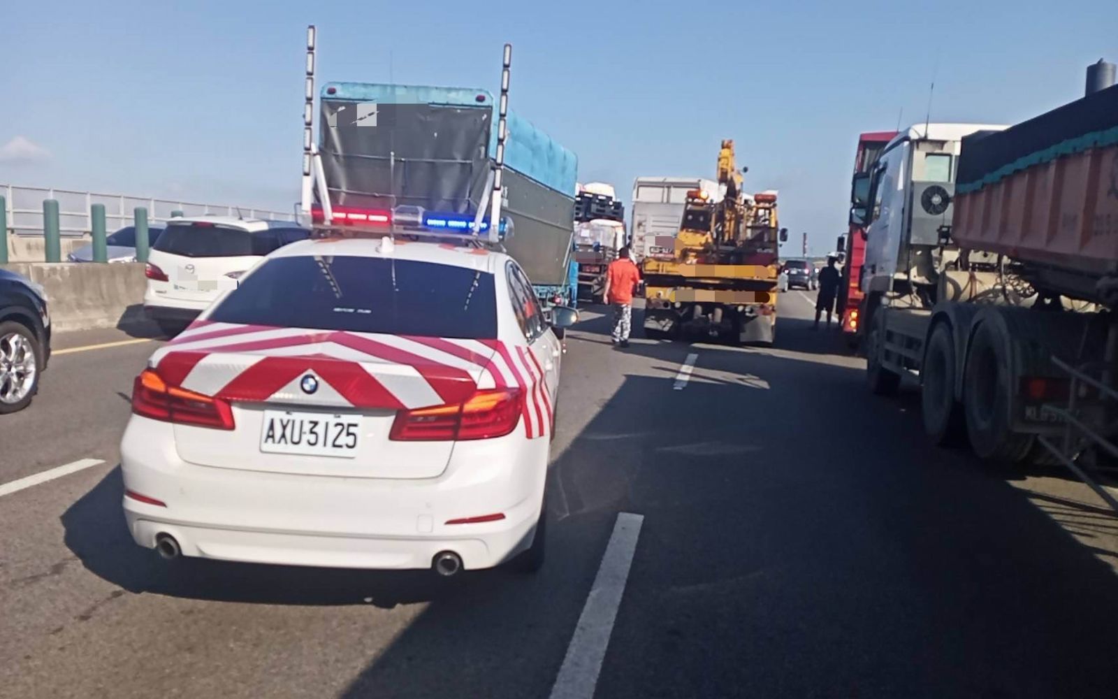 這下要遲到了！國道3號彰化北上路段發生四車連環追撞事故釀一傷 - https://www.watchmedia01.com