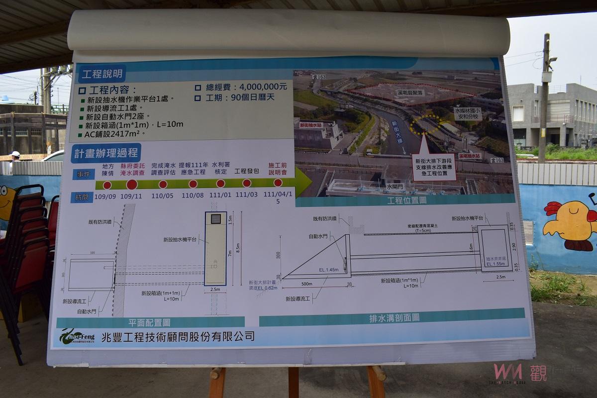 影／解決水患問題　北港水林新街大排下游支線排水改善 - https://www.watchmedia01.com