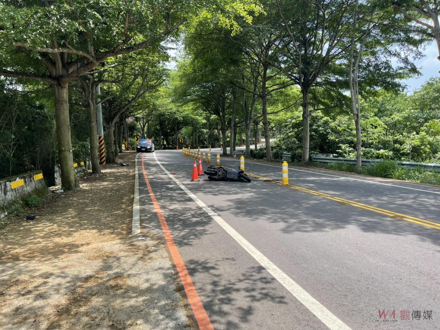 影／彰139線芬園段發生摔車意外　騎士飛落邊坡肢體多處骨折 - https://www.watchmedia01.com