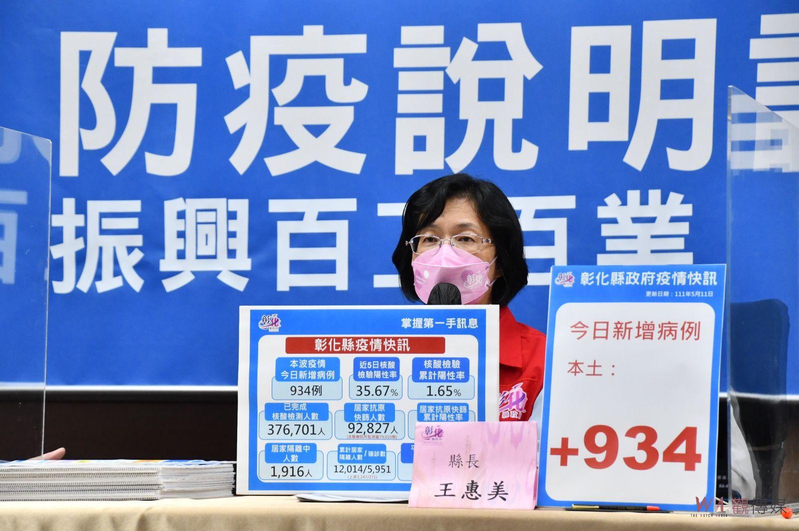 影／疫情直線攀升！彰化單日新增934例　啟動首創家用快篩衛教諮詢站 - https://www.watchmedia01.com