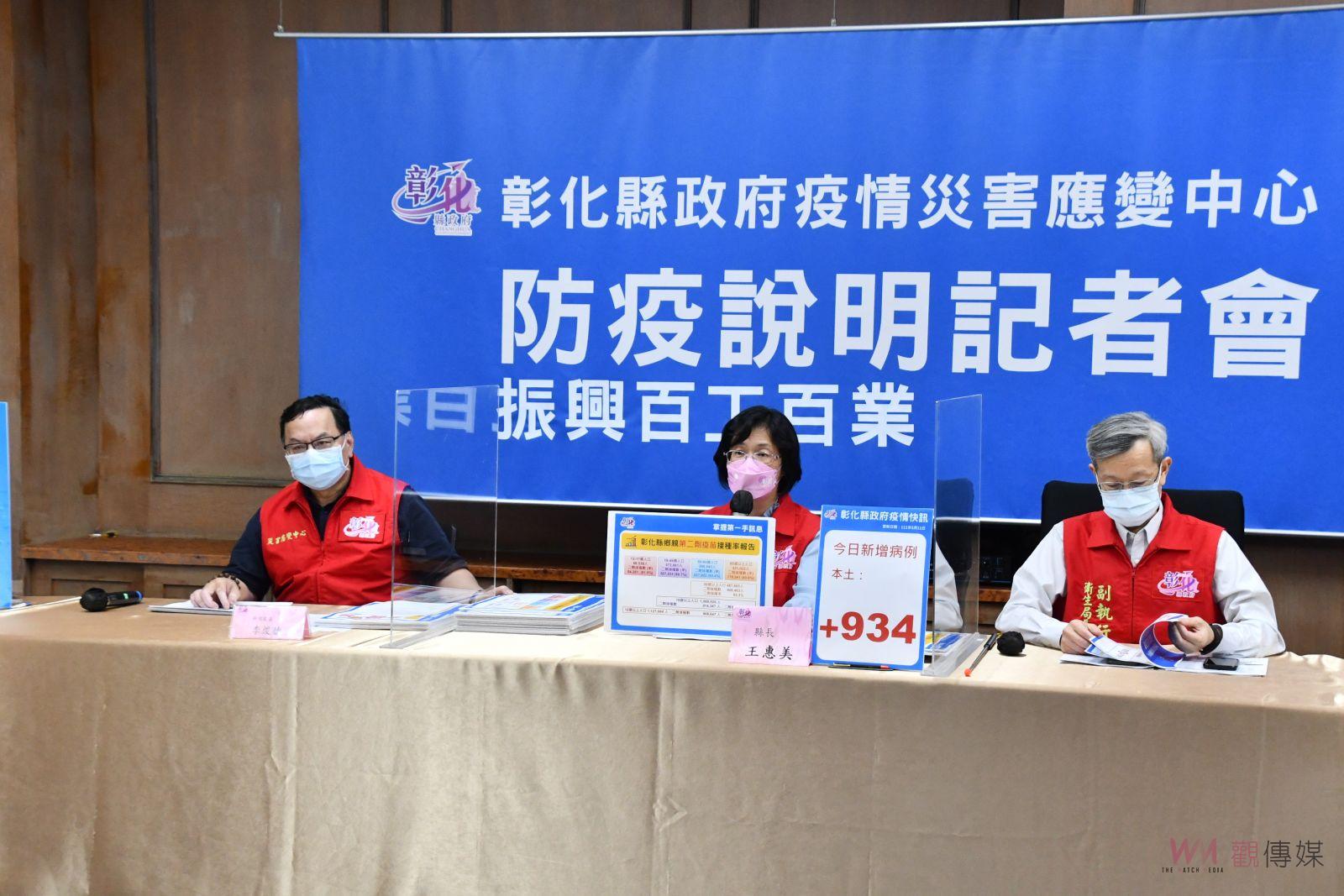 影／疫情直線攀升！彰化單日新增934例　啟動首創家用快篩衛教諮詢站 - https://www.watchmedia01.com