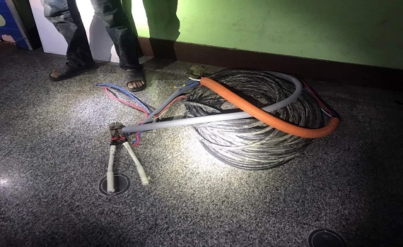 銅價飆漲 竊賊暗夜潛工地偷電纜 埔警當場逮人 - https://www.watchmedia01.com