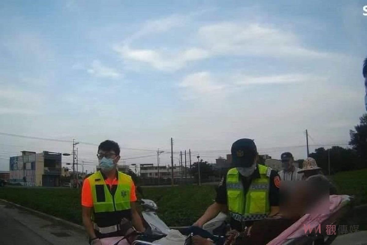眼盲老翁迷途大街、強風吹襲老婦路倒　臺西警協助安全返家 - https://www.watchmedia01.com