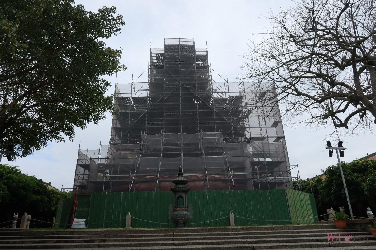 影／八卦山大佛進行「類隔離」？基地四周圍籬防墜網遮住大佛全身 - https://www.watchmedia01.com