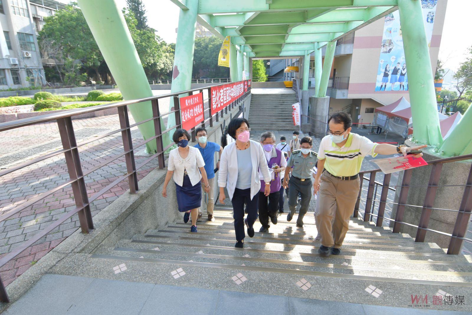 國中教育會考將登場　王惠美巡視考場防疫措施　宣布暫停實體課程 - https://www.watchmedia01.com