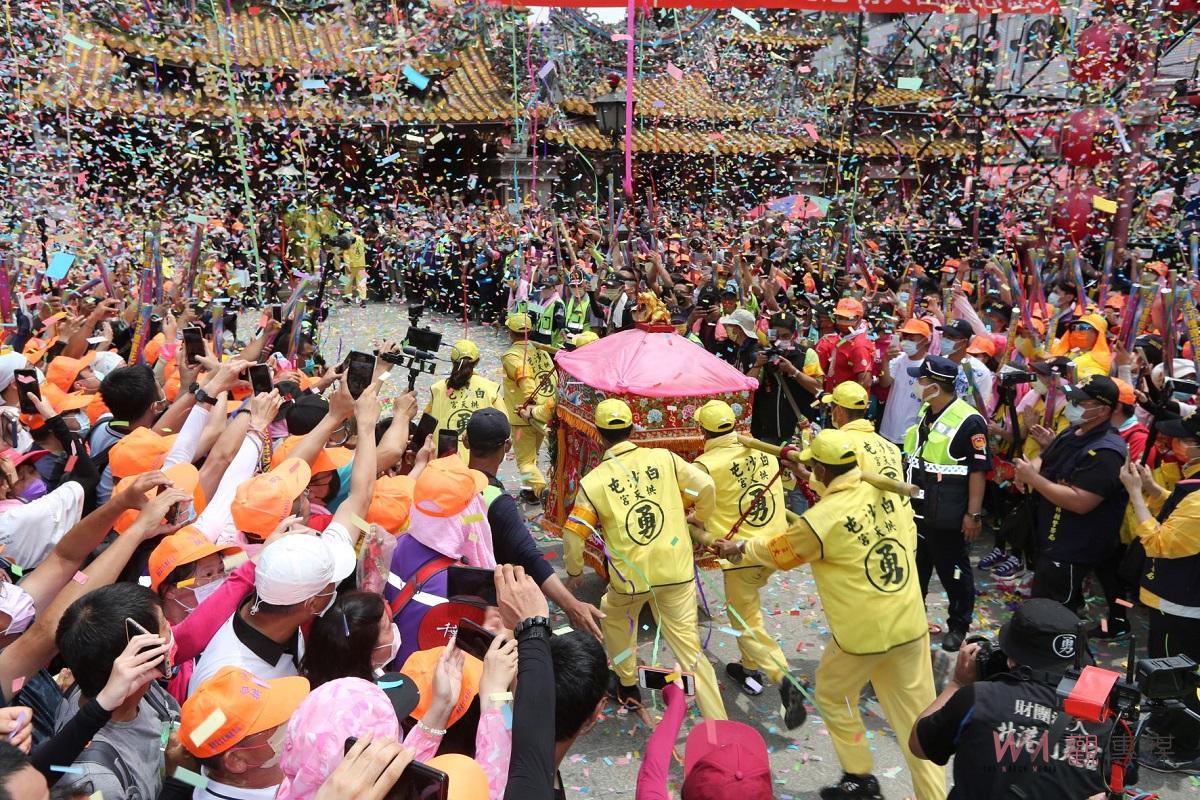 白沙屯媽祖、山邊媽祖回鑾　北港警護轎離轄 - https://www.watchmedia01.com