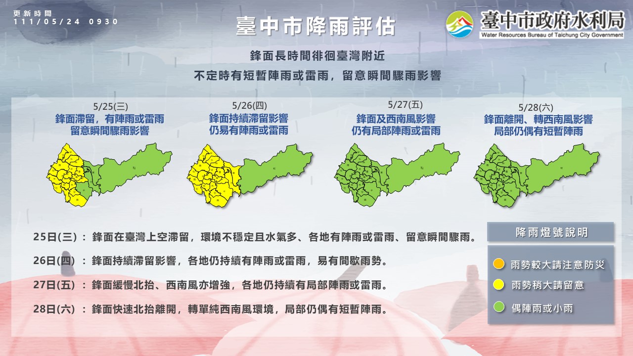 因應梅雨鋒面來襲 中市今日起開放沙包領用 - https://www.watchmedia01.com