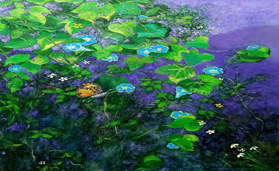 45幅南投縣藝術家作品 「流轉。點將畫會聯展」資料館展出 - https://www.watchmedia01.com