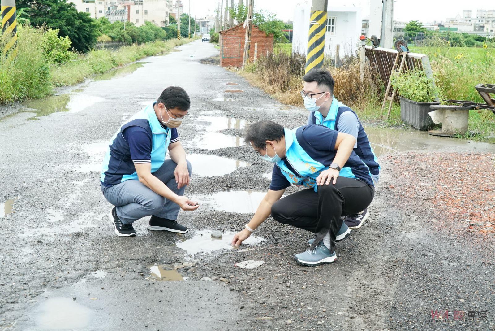 影／保障車輛及用路人安全　許志宏視察南分圳排水防汛道路改善工程 - https://www.watchmedia01.com