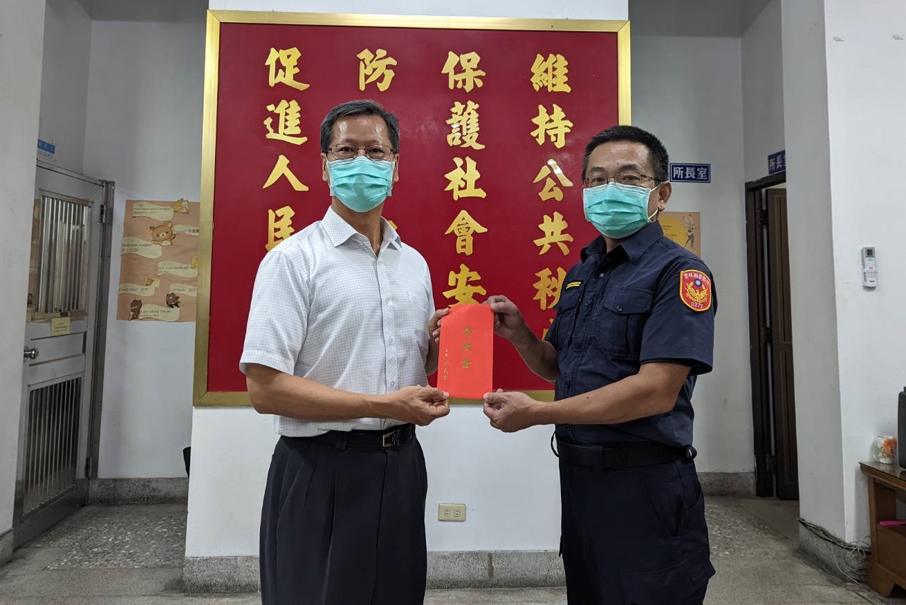 雲警局長關切因公確診員警　李謀旺親自發防疫慰問金 - https://www.watchmedia01.com