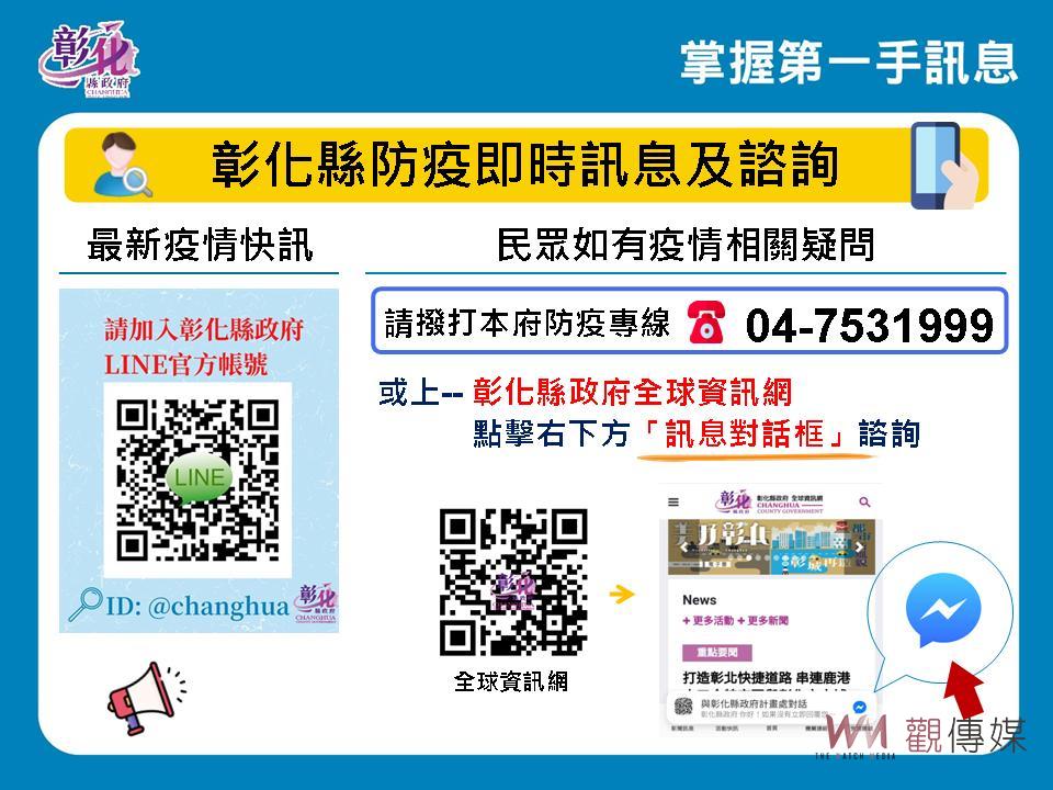 疫情甩開「5」字頭！彰化縣長王惠美呼籲防疫不可以大意 - https://www.watchmedia01.com